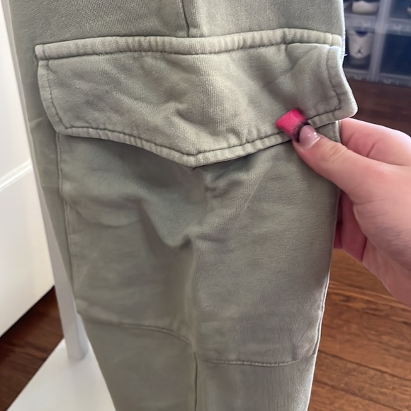 GARAGE light army green cargo-sweatpants - Picture 5 of 5